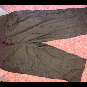 Olive Capri Pants